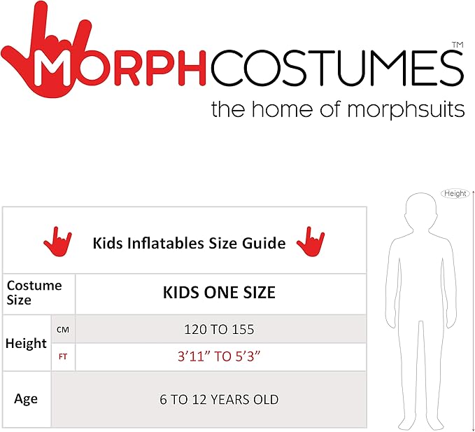 Kids Inflatable Alien Abduction Costume – Hilarious Blow-Up Halloween Outfit with Built-In Fan